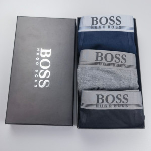 BOSS 면 95% 롱 박서팬티 3매세트