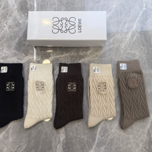 Loewe 양모 양말 5족 세트