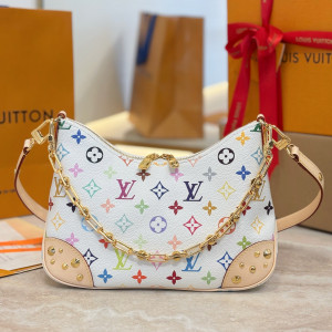 LV 무라카미 다카시 불로뉴 핸드백