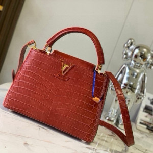 최고급 크로커다일 패턴 숄더백