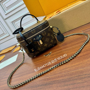 LV M47128 다이아몬드 패턴 미니백